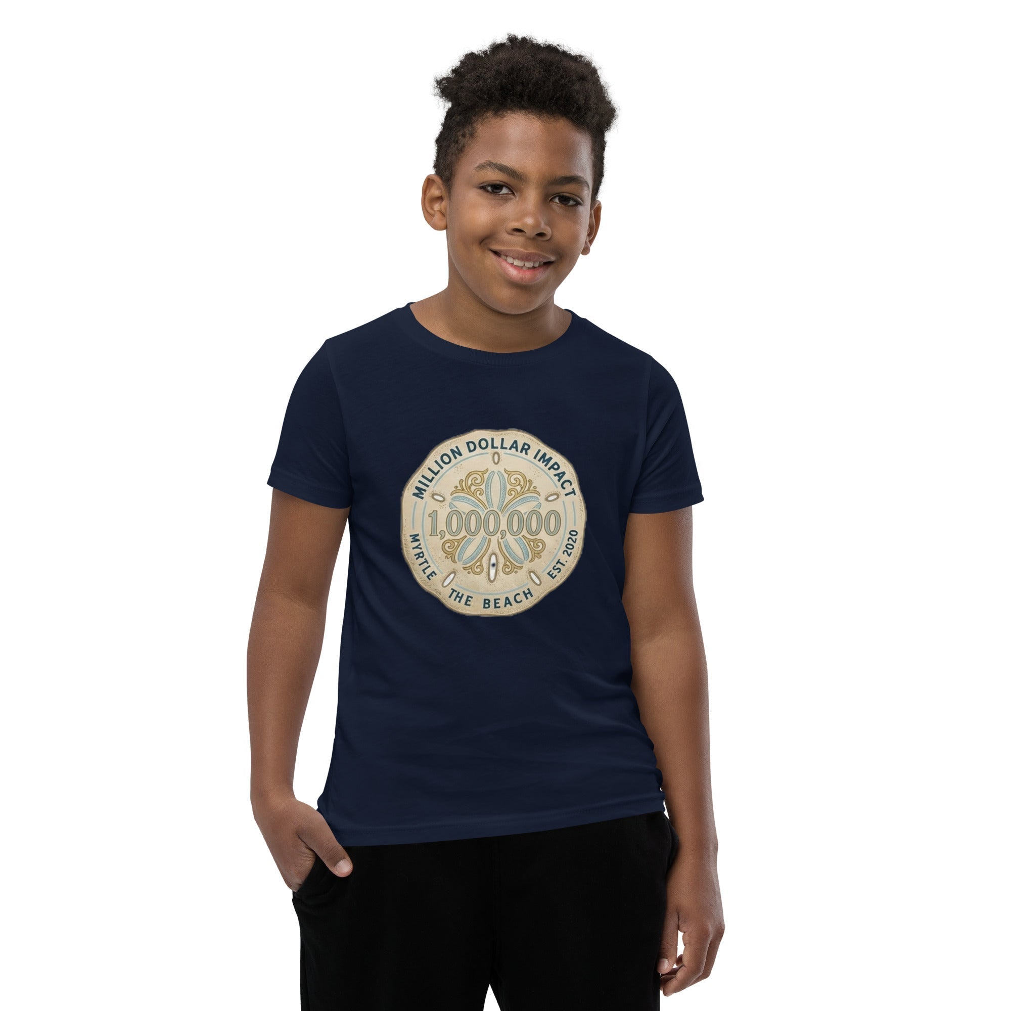 MDB Co. Million Sand Dollars unisex Youth Short Sleeve T-Shirt