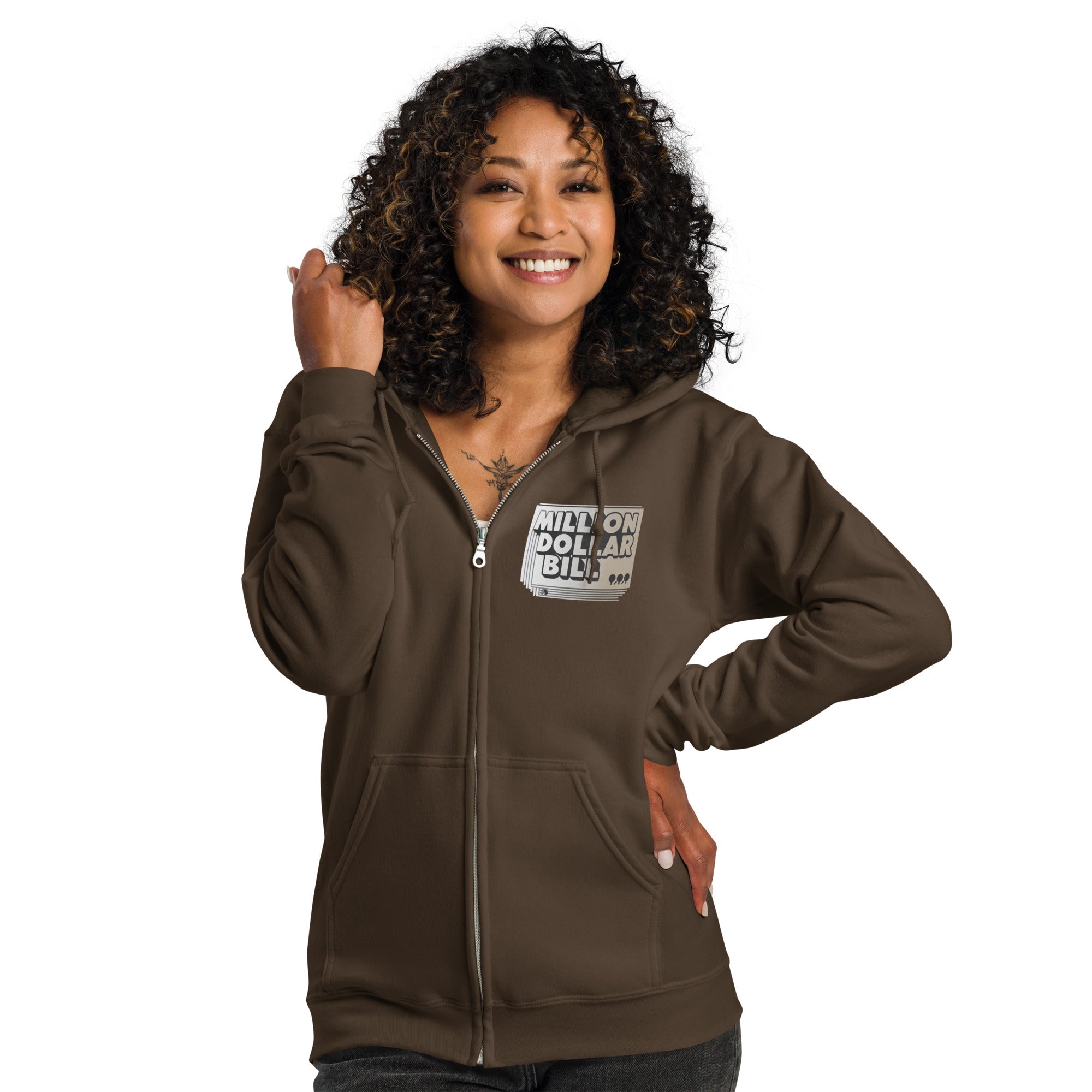 MDB Co. Off The Concrete Unisex heavy blend zip hoodie