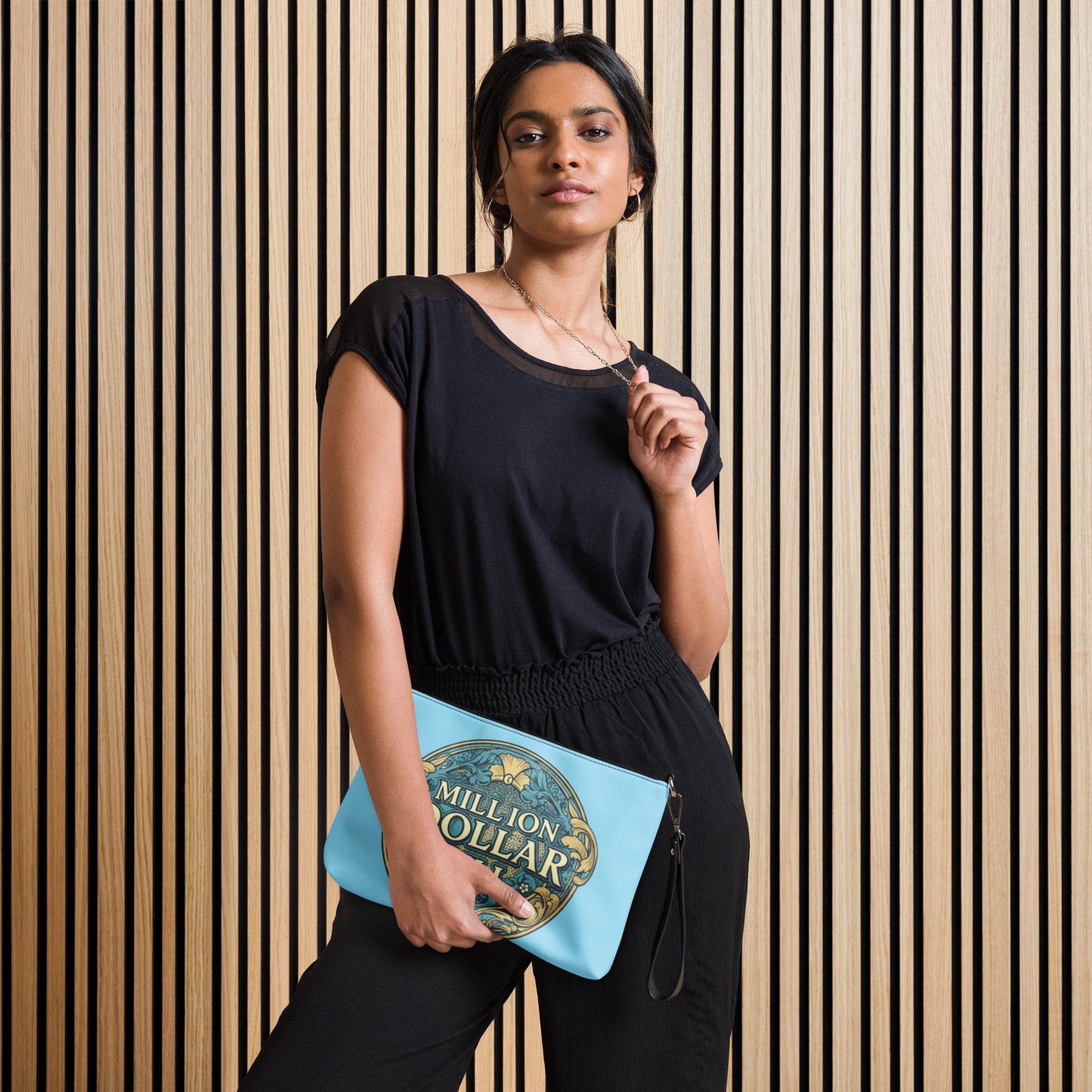 MDB Co. Signature Embellished Logo Crossbody bag