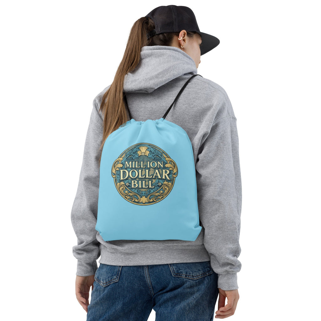 MDB Co. Signature Embellished Logo Drawstring bag