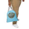 MDB Co. Signature Embellished Logo Drawstring bag