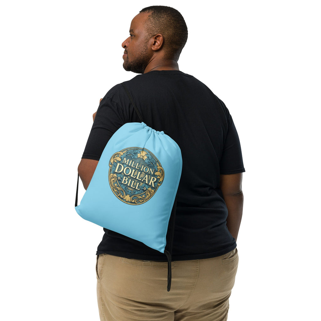 MDB Co. Signature Embellished Logo Drawstring bag