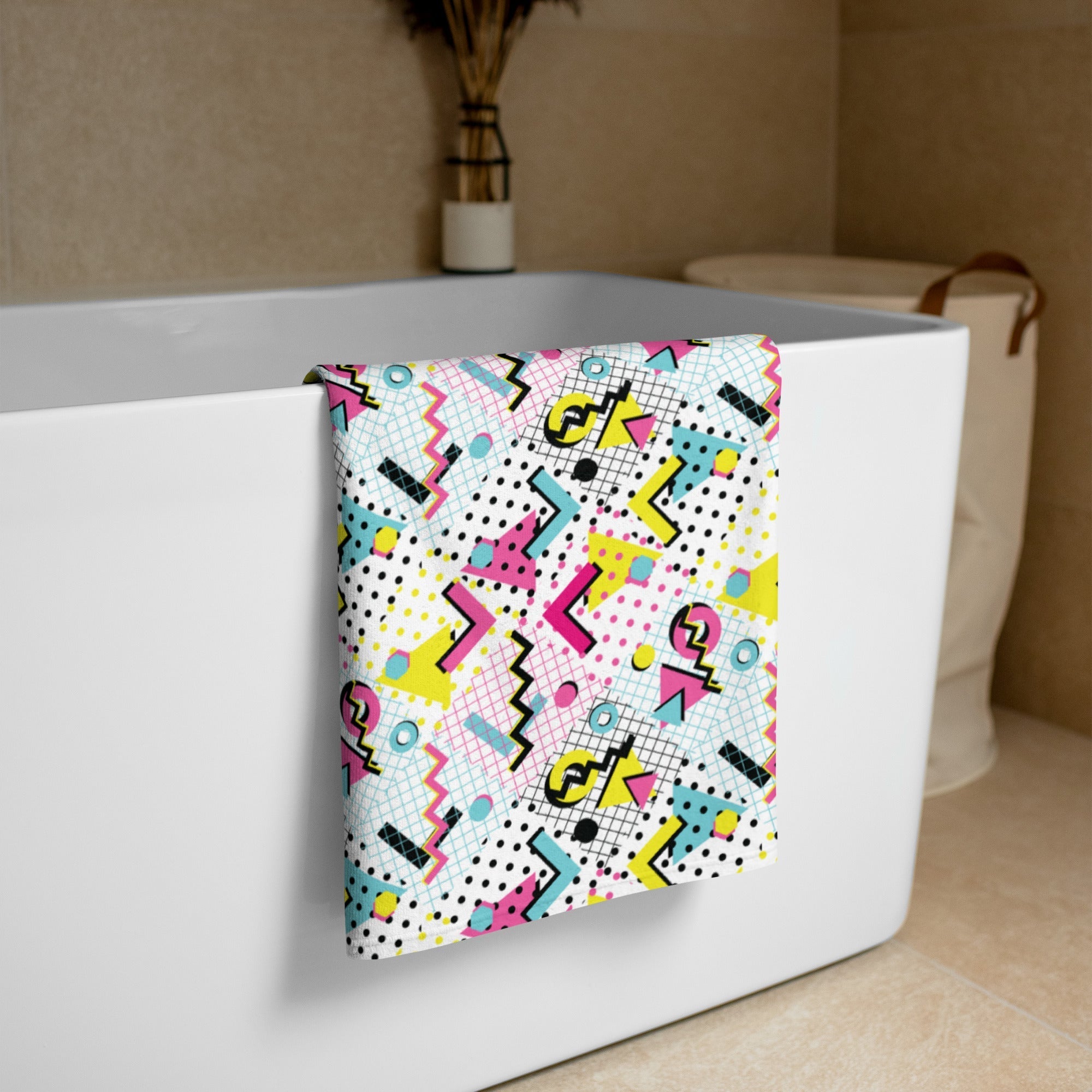 MDB Co. "Those 90s Tho'!" Bath or beach Towel