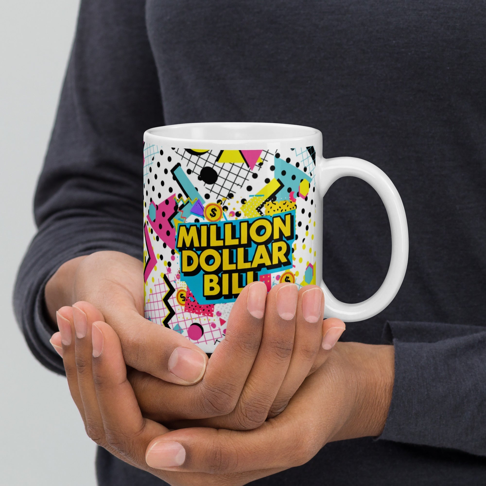 MDB Co. Those 90s Tho'! White glossy mug