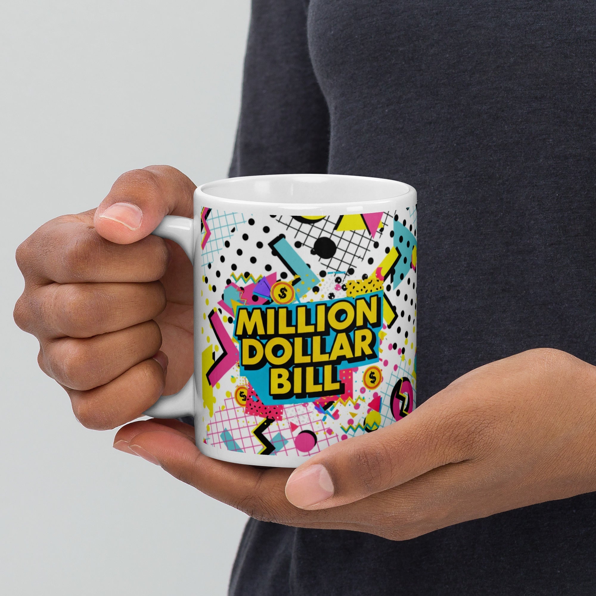 MDB Co. Those 90s Tho'! White glossy mug
