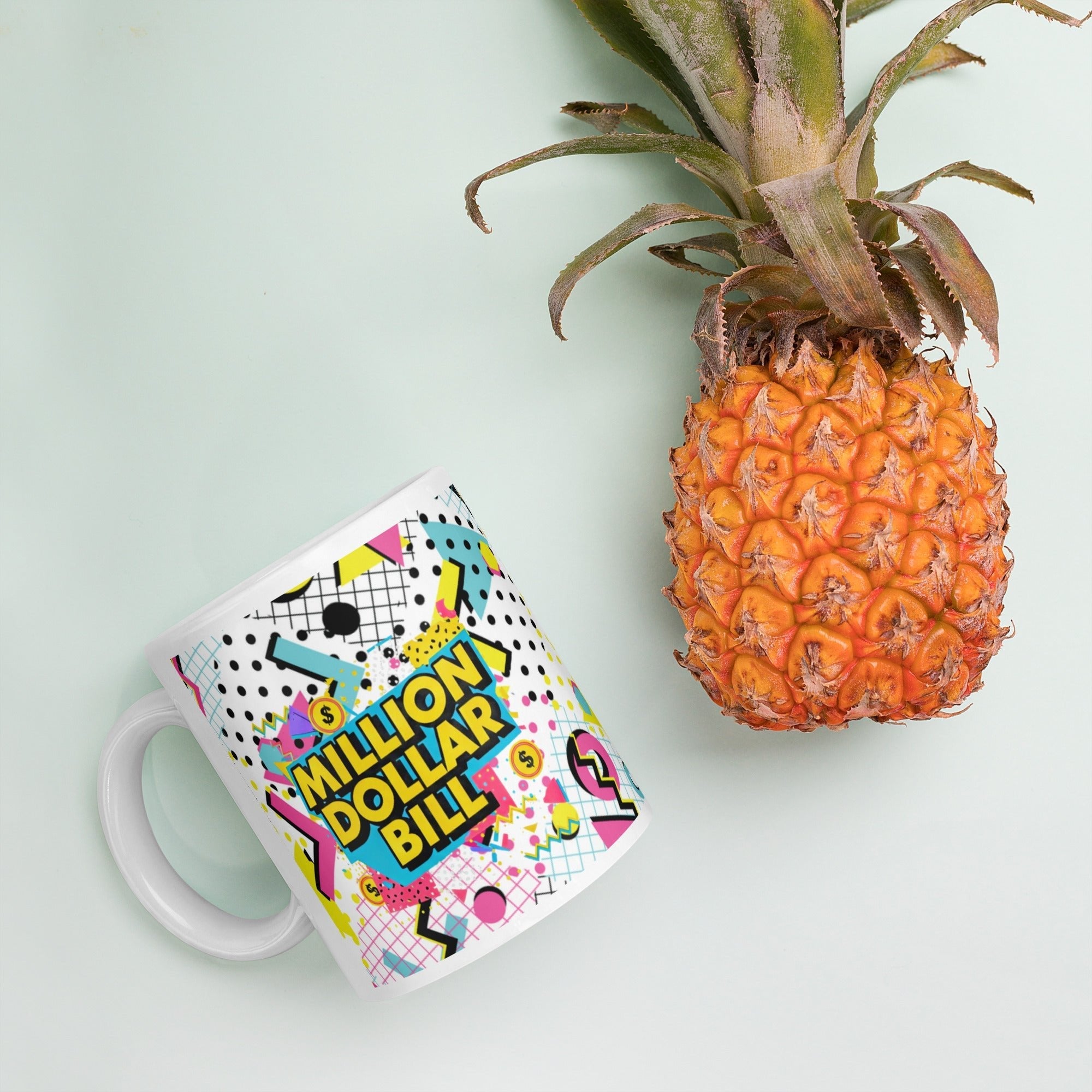 MDB Co. Those 90s Tho'! White glossy mug