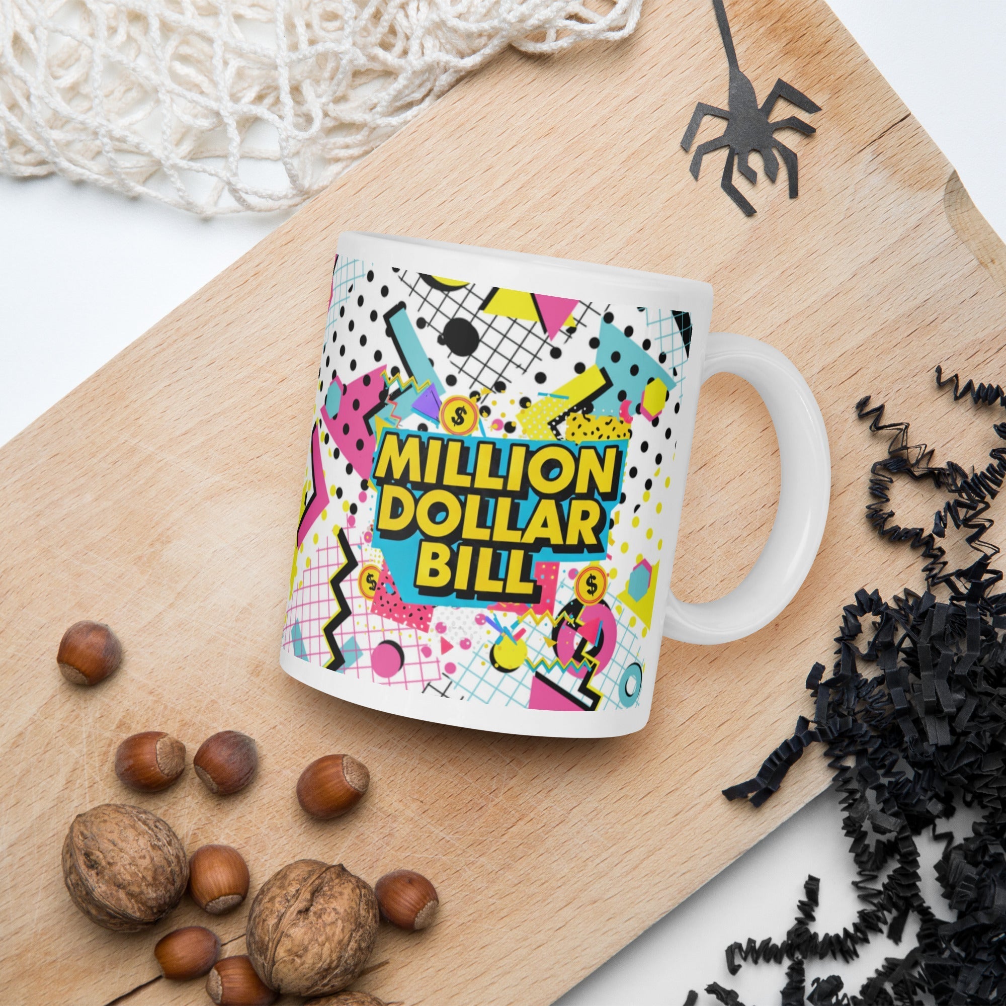 MDB Co. Those 90s Tho'! White glossy mug