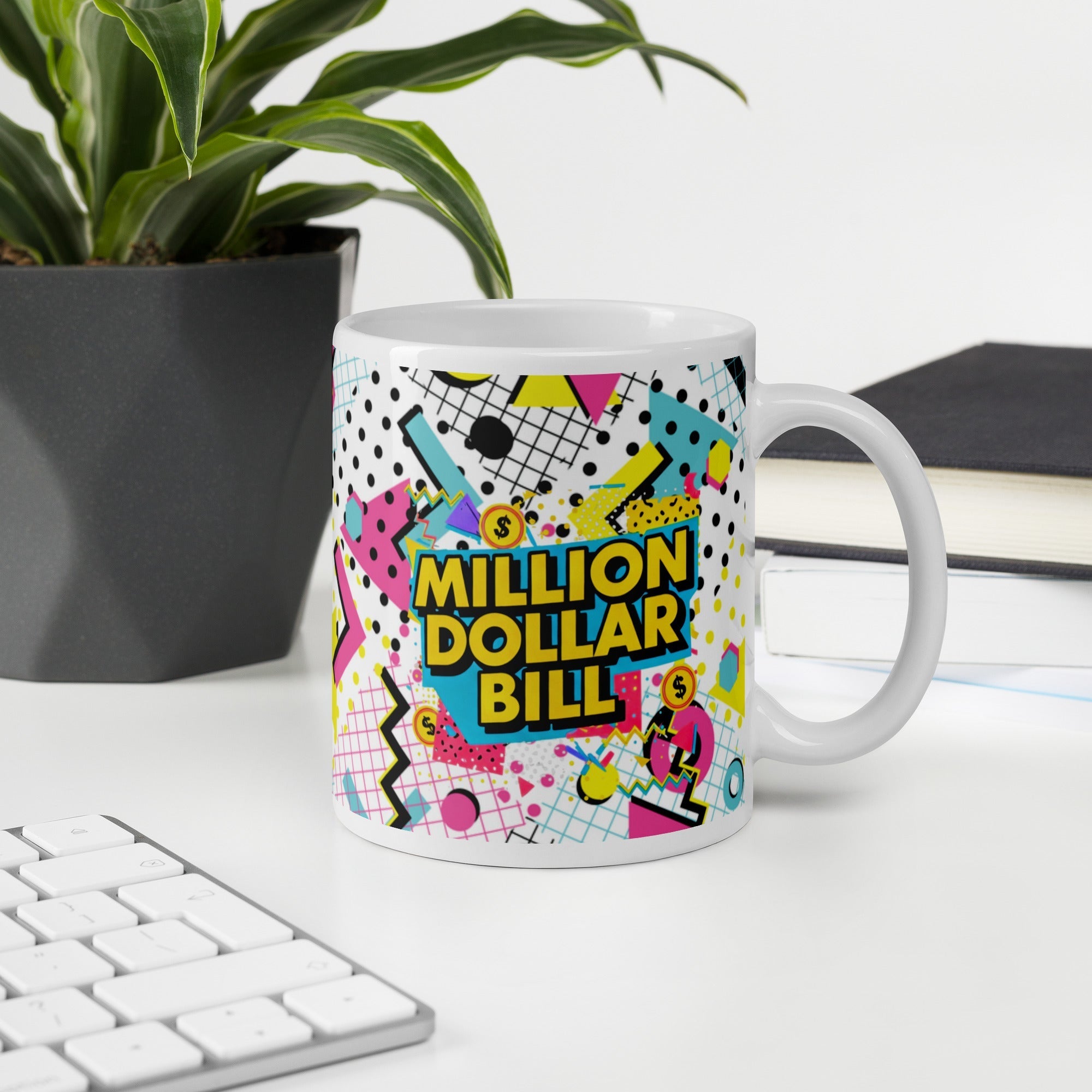 MDB Co. Those 90s Tho'! White glossy mug