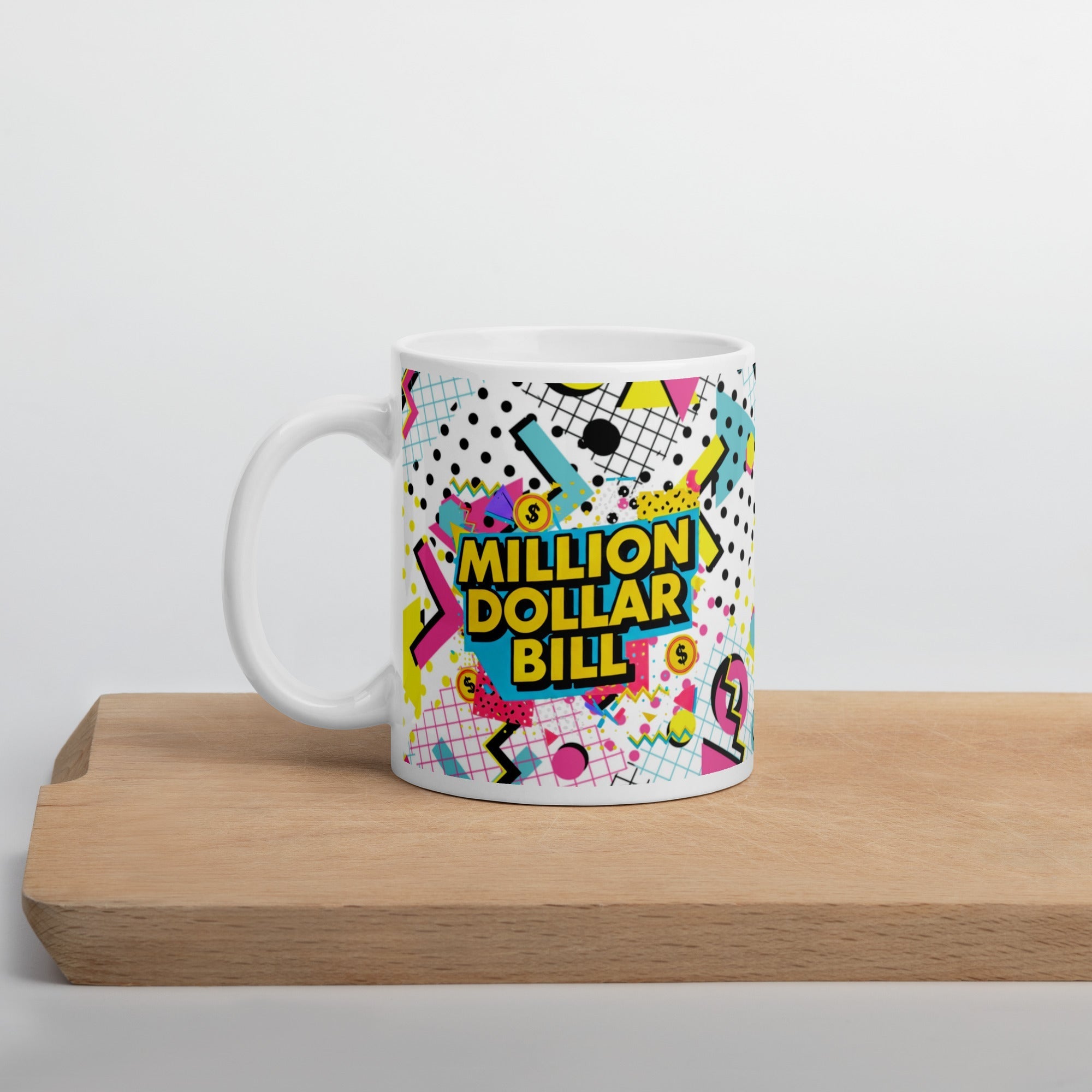 MDB Co. Those 90s Tho'! White glossy mug
