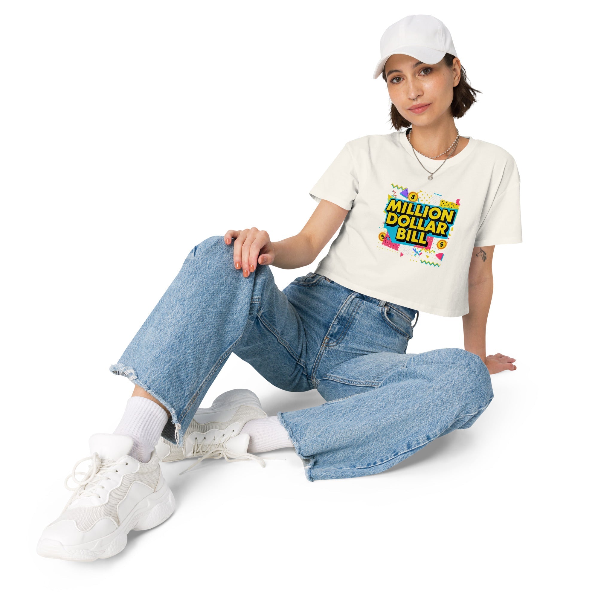 MDB Co. Those 90s Tho'! Women’s crop top