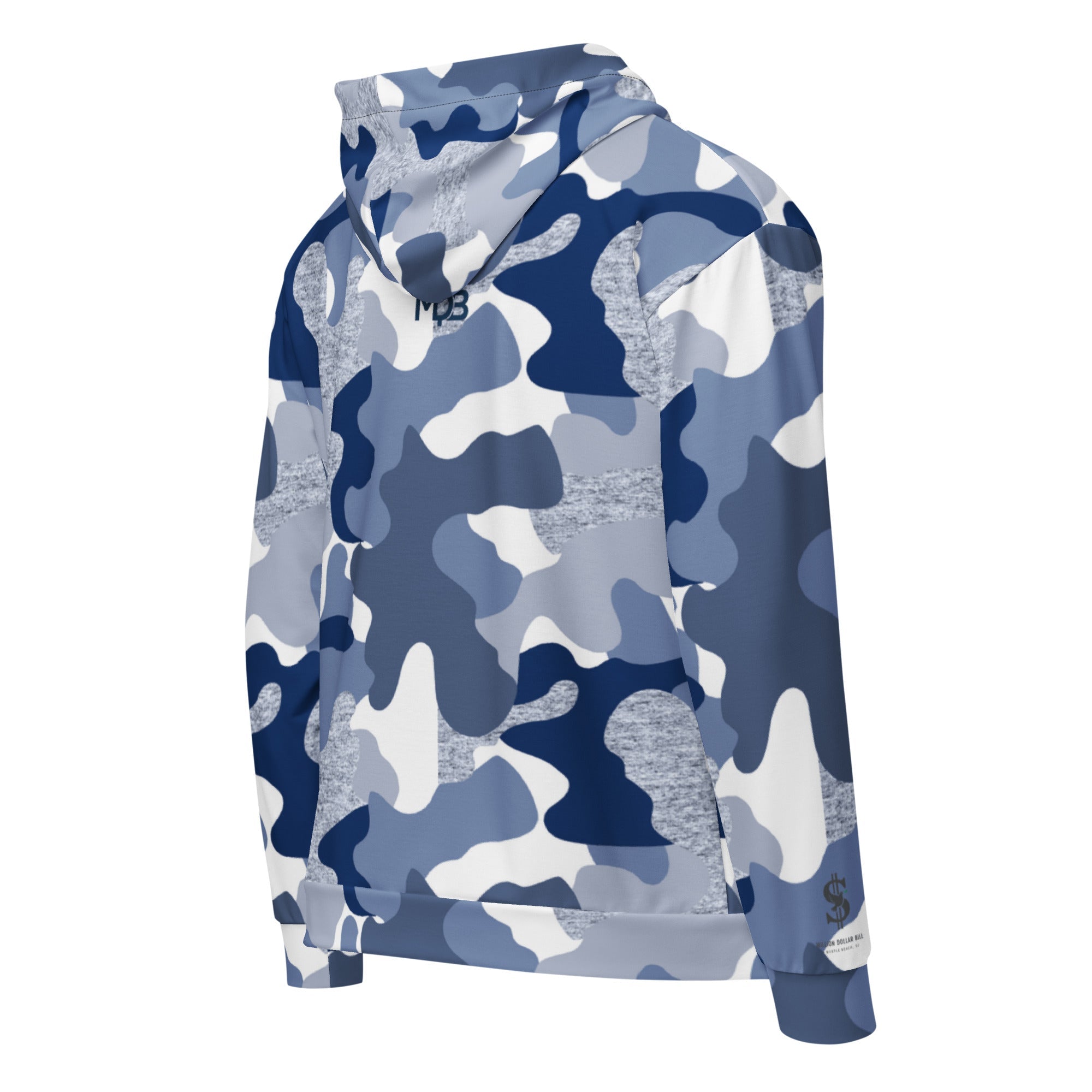 MDB Co. True Blue Fatigue Unisex zip hoodie
