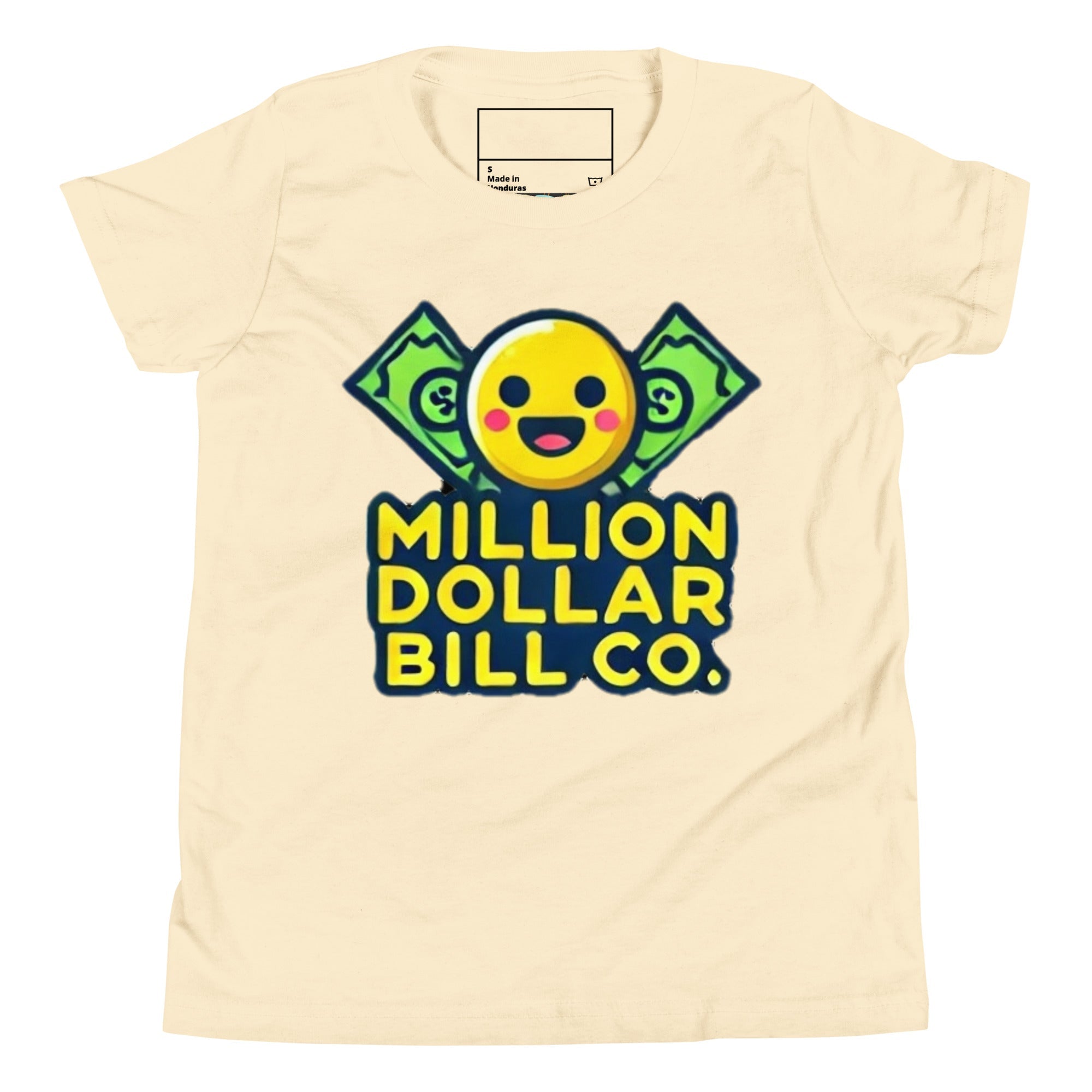 MDB Co. Yellow Mascot For The Future Youth Short Sleeve T-Shirt