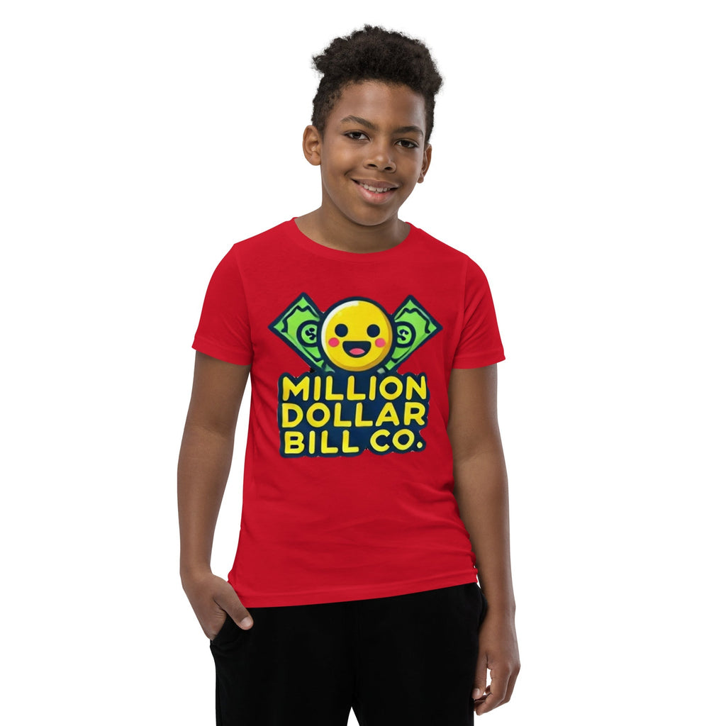 MDB Co. Yellow Mascot For The Future Youth Short Sleeve T-Shirt