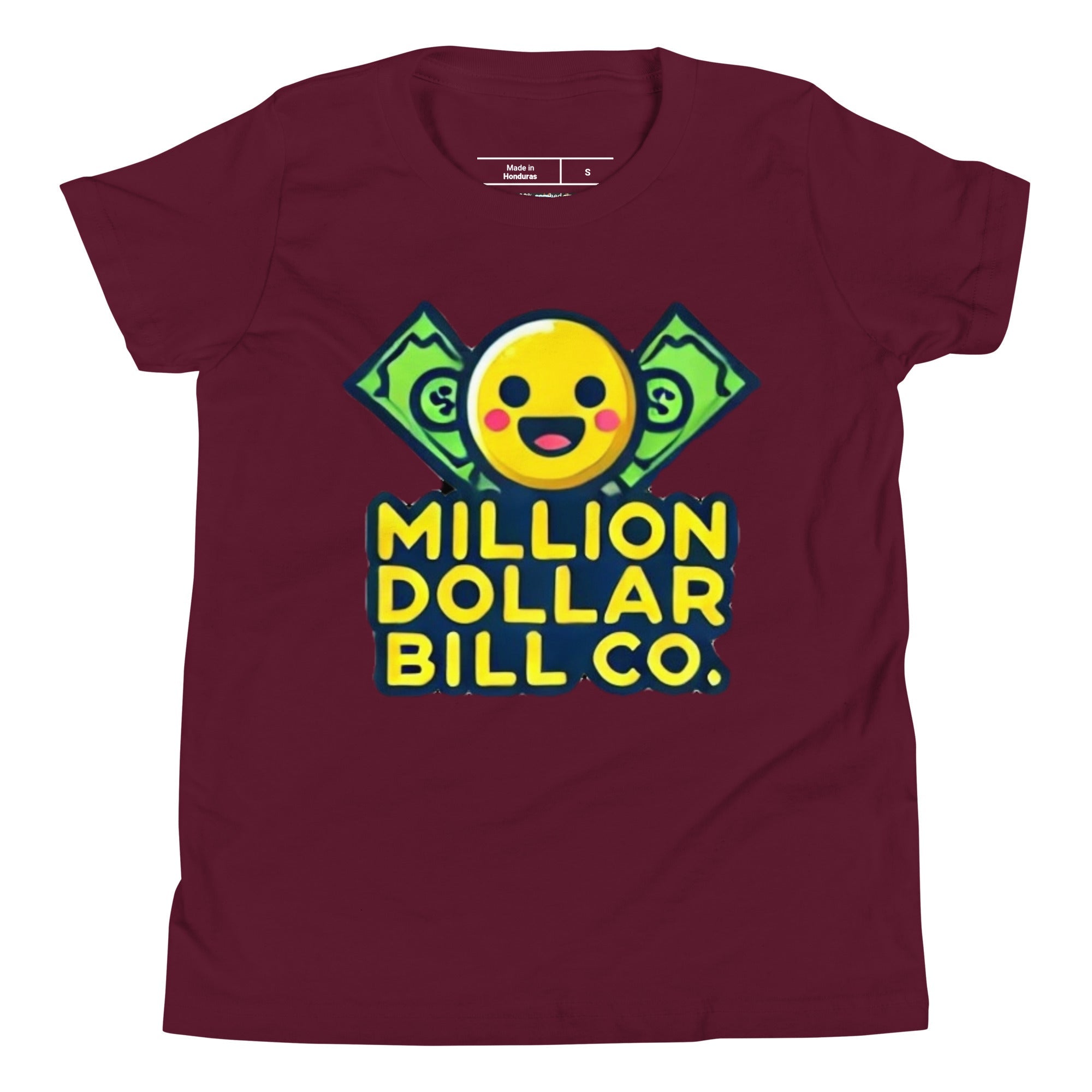 MDB Co. Yellow Mascot For The Future Youth Short Sleeve T-Shirt