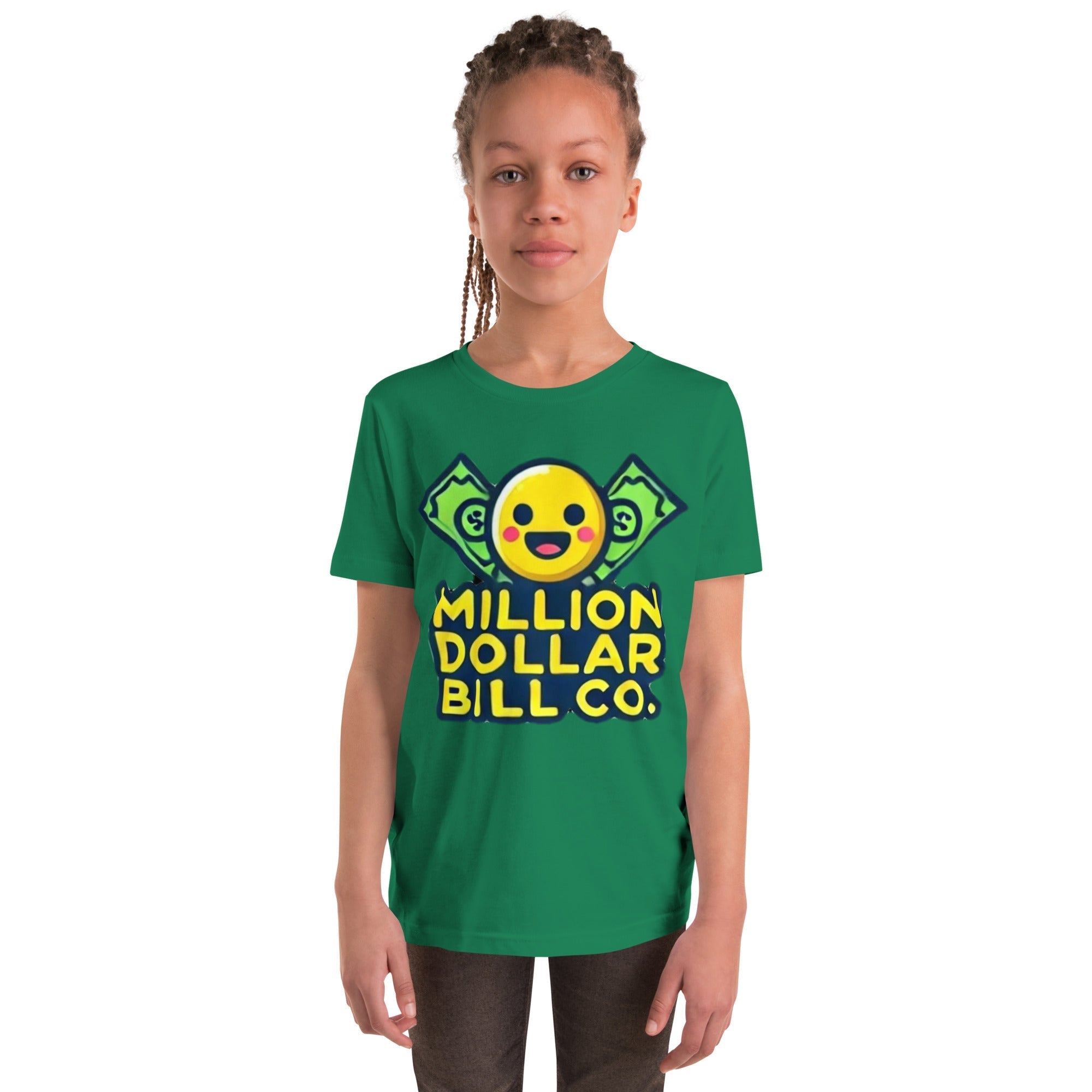 MDB Co. Yellow Mascot For The Future Youth Short Sleeve T-Shirt