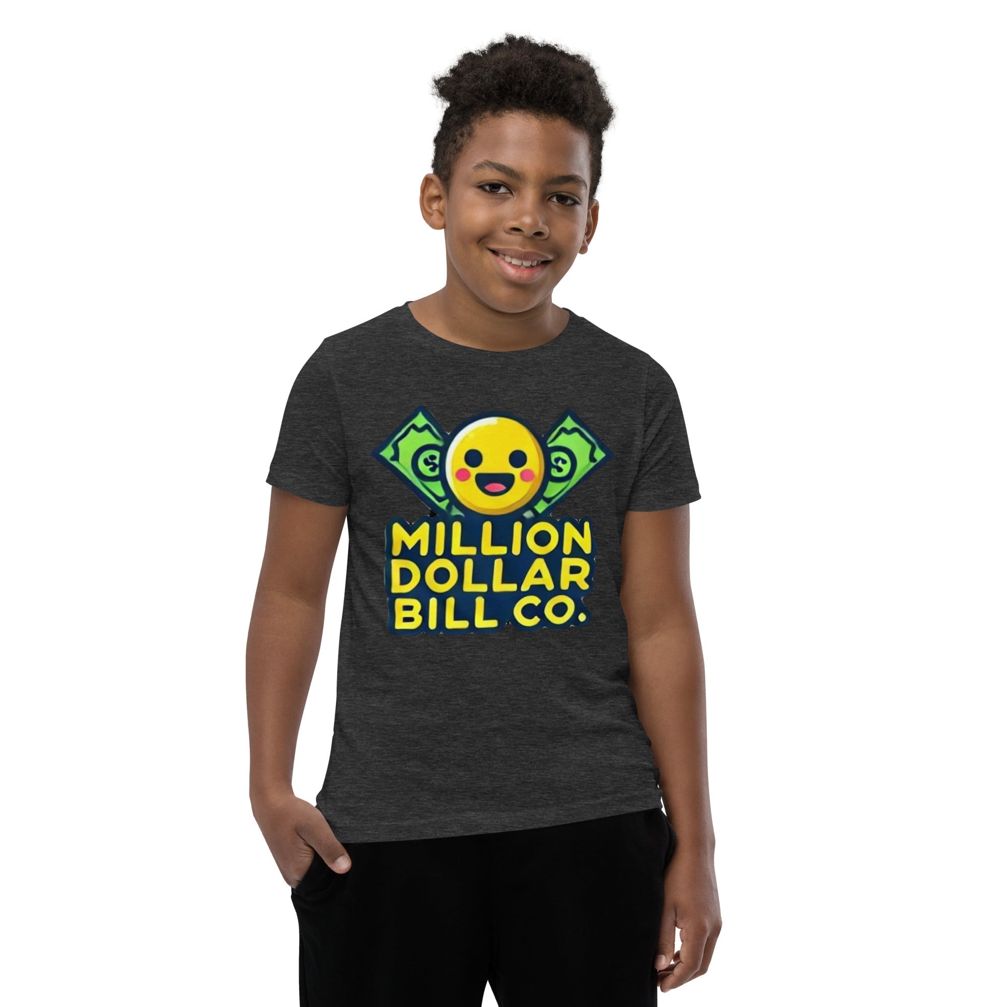 MDB Co. Yellow Mascot For The Future Youth Short Sleeve T-Shirt