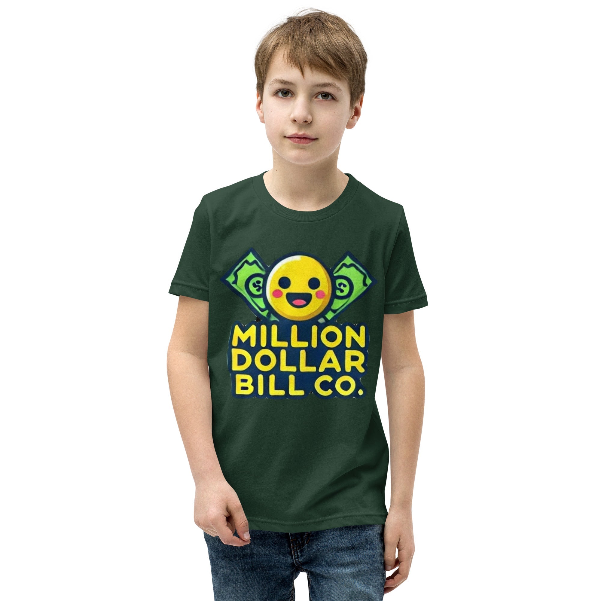 MDB Co. Yellow Mascot For The Future Youth Short Sleeve T-Shirt