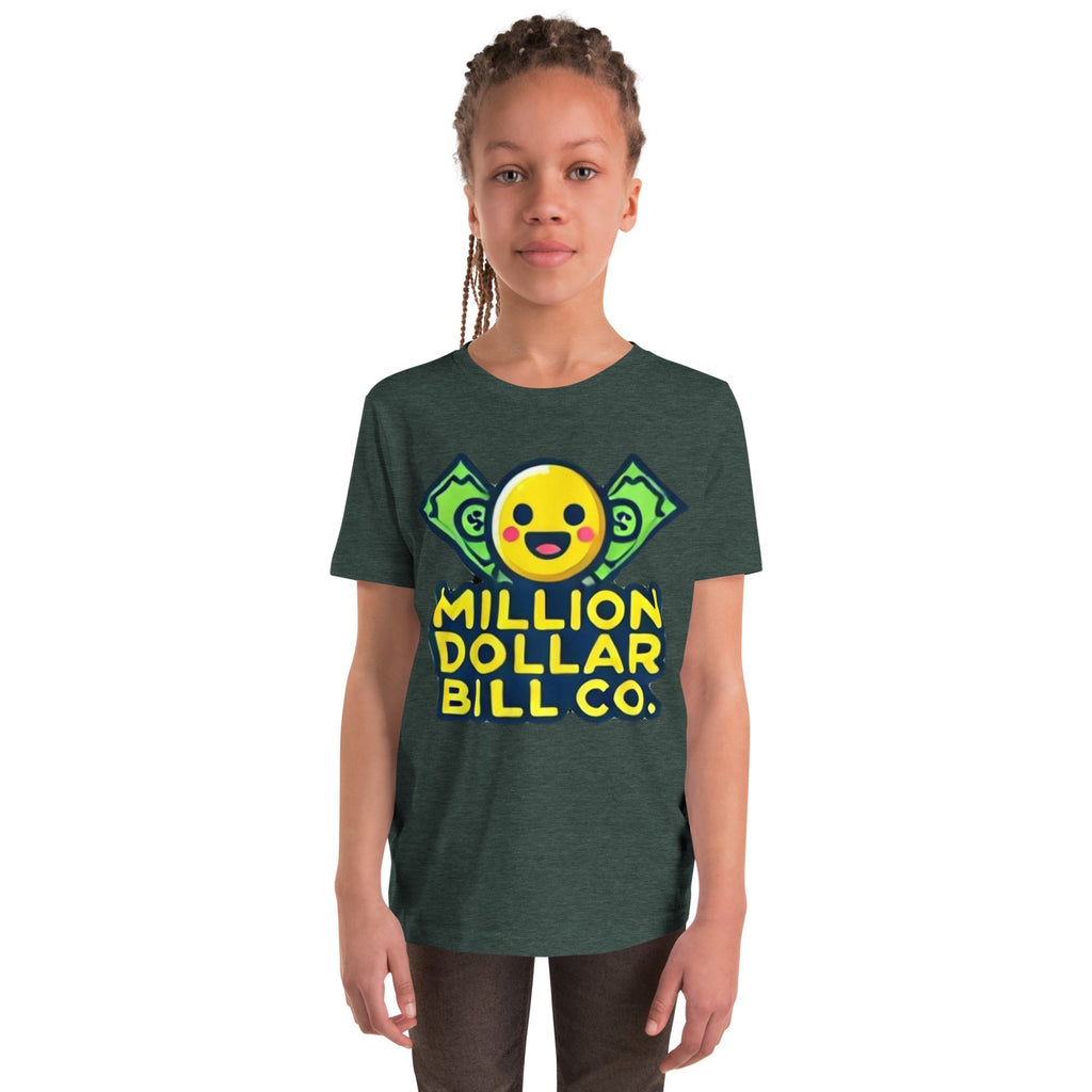 MDB Co. Yellow Mascot For The Future Youth Short Sleeve T-Shirt