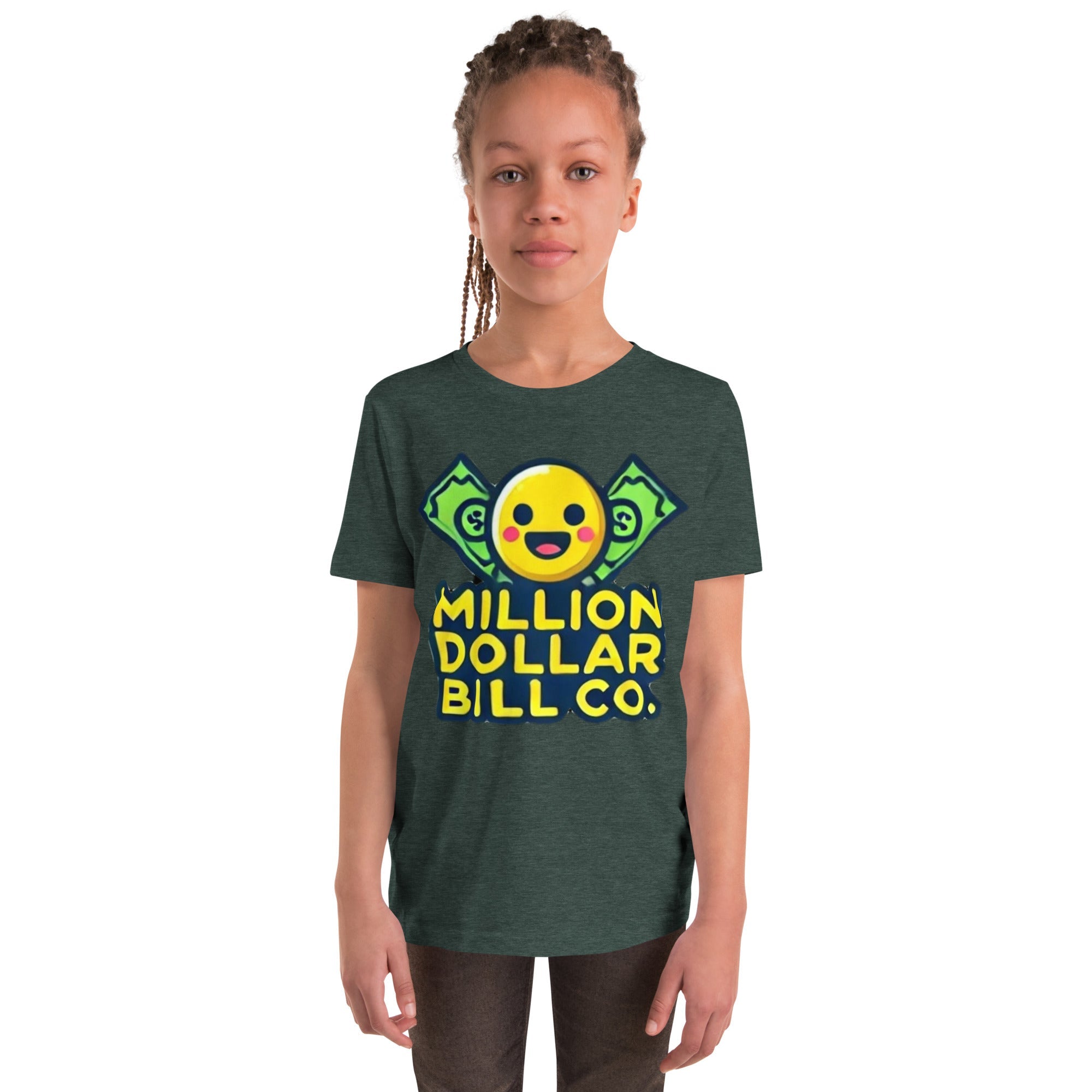 MDB Co. Yellow Mascot For The Future Youth Short Sleeve T-Shirt