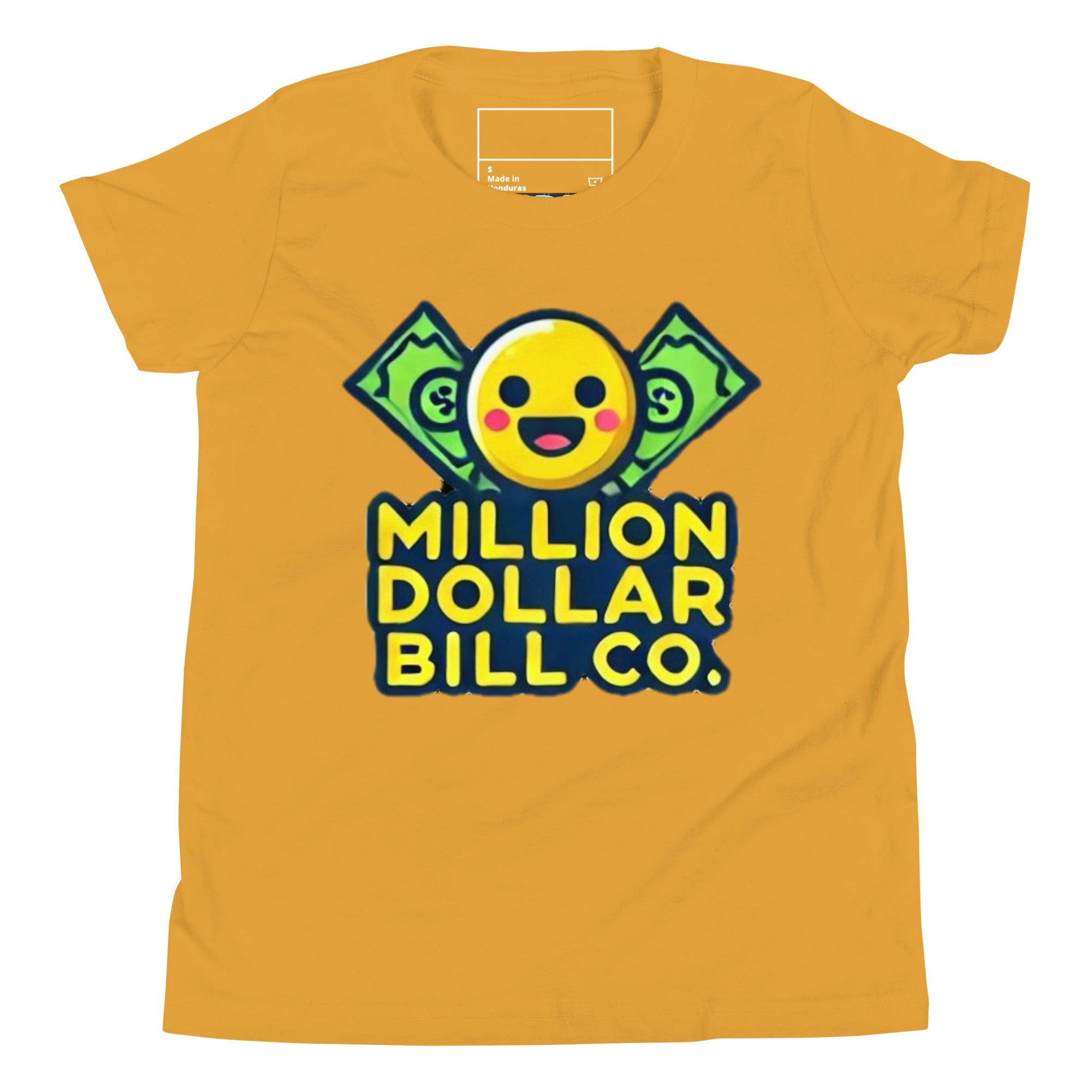 MDB Co. Yellow Mascot For The Future Youth Short Sleeve T-Shirt