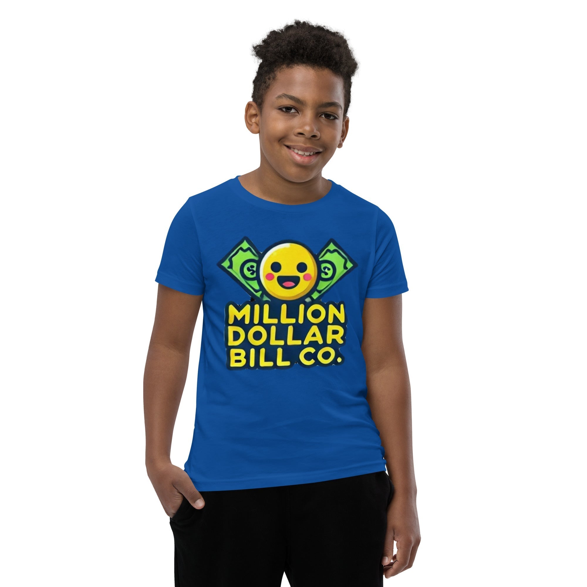 MDB Co. Yellow Mascot For The Future Youth Short Sleeve T-Shirt
