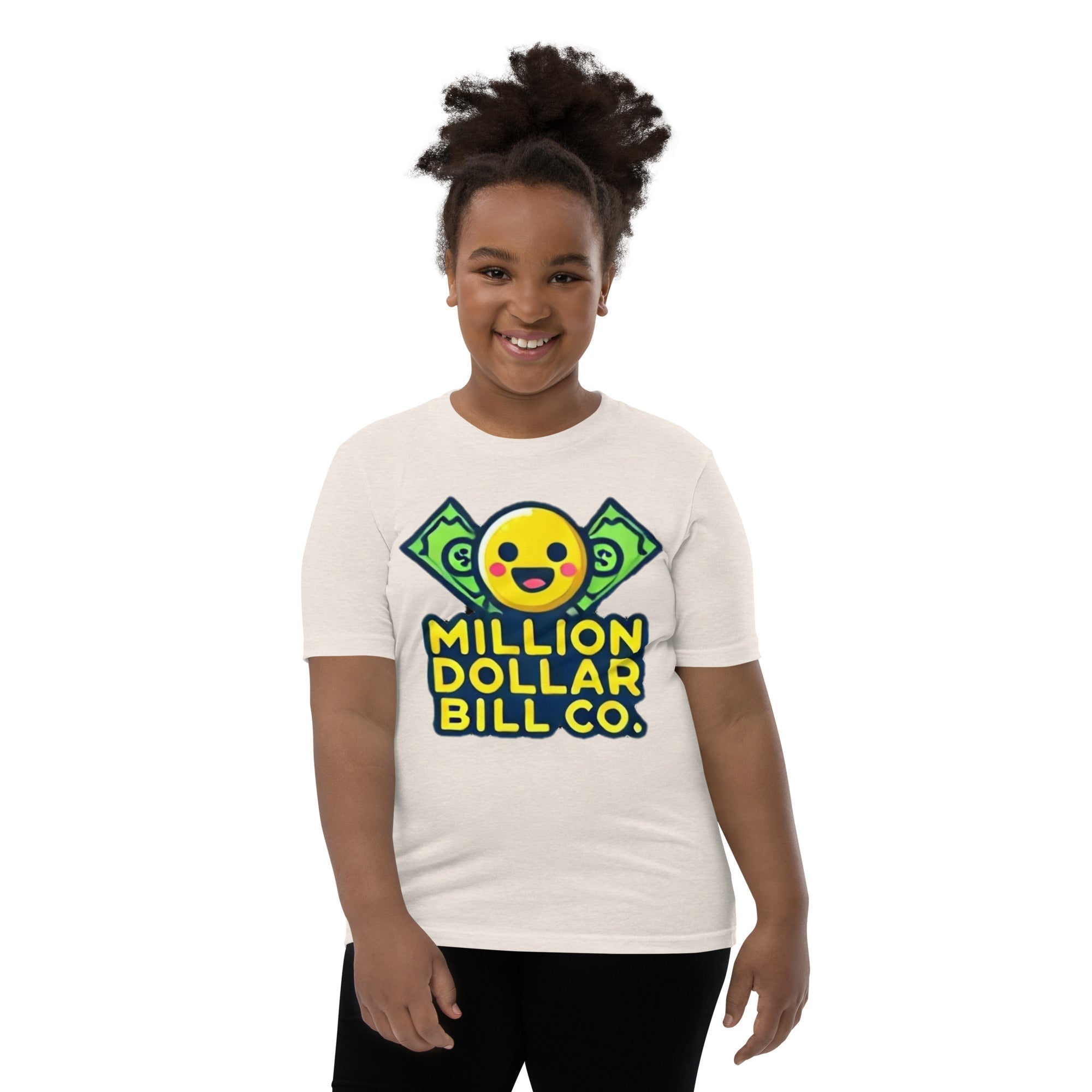 MDB Co. Yellow Mascot For The Future Youth Short Sleeve T-Shirt