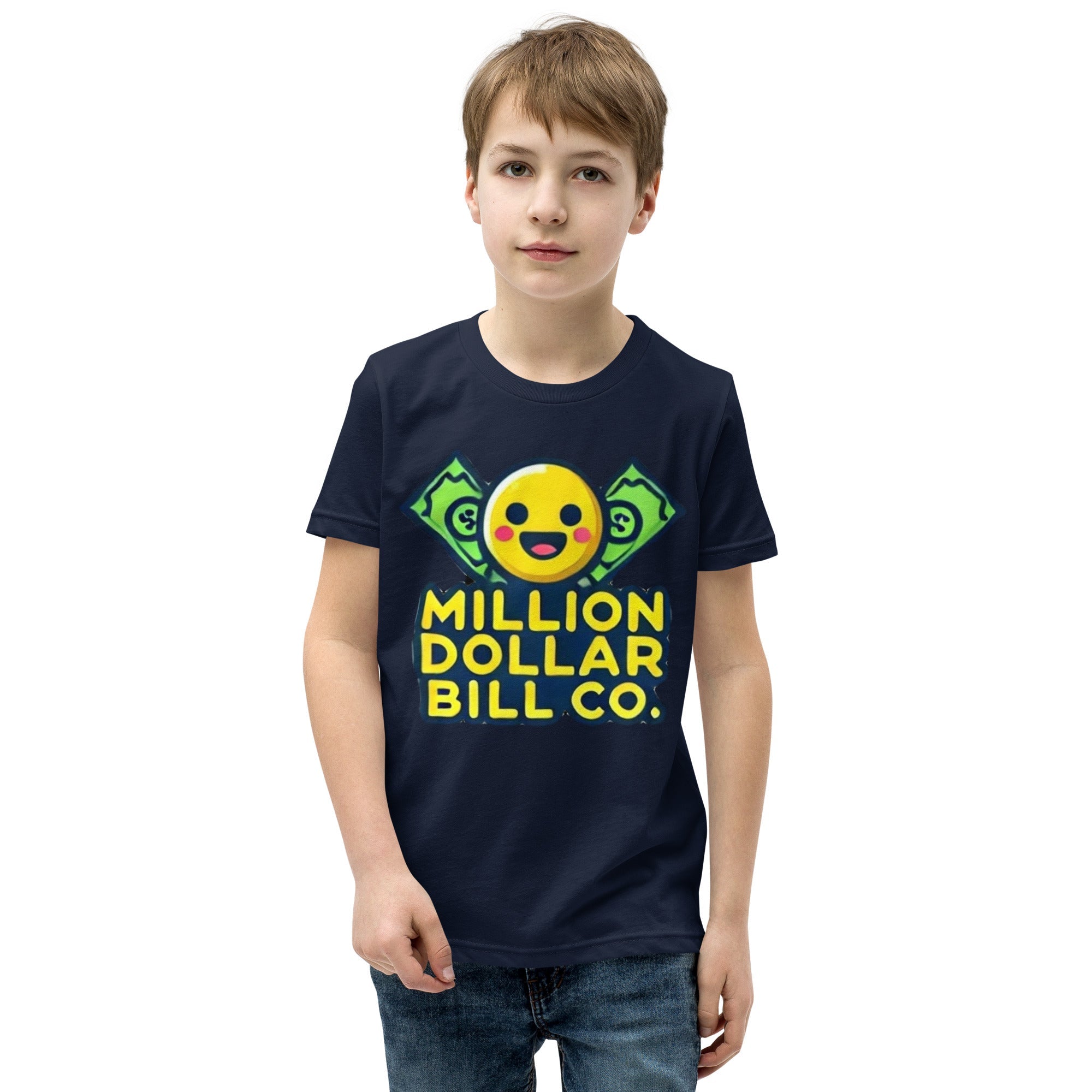 MDB Co. Yellow Mascot For The Future Youth Short Sleeve T-Shirt
