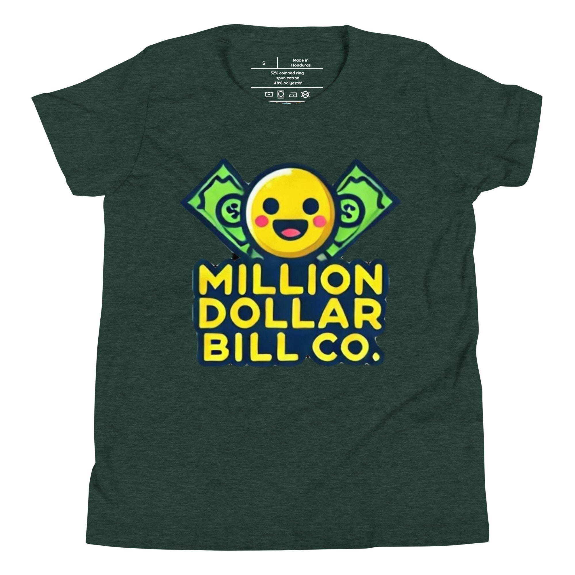 MDB Co. Yellow Mascot For The Future Youth Short Sleeve T-Shirt