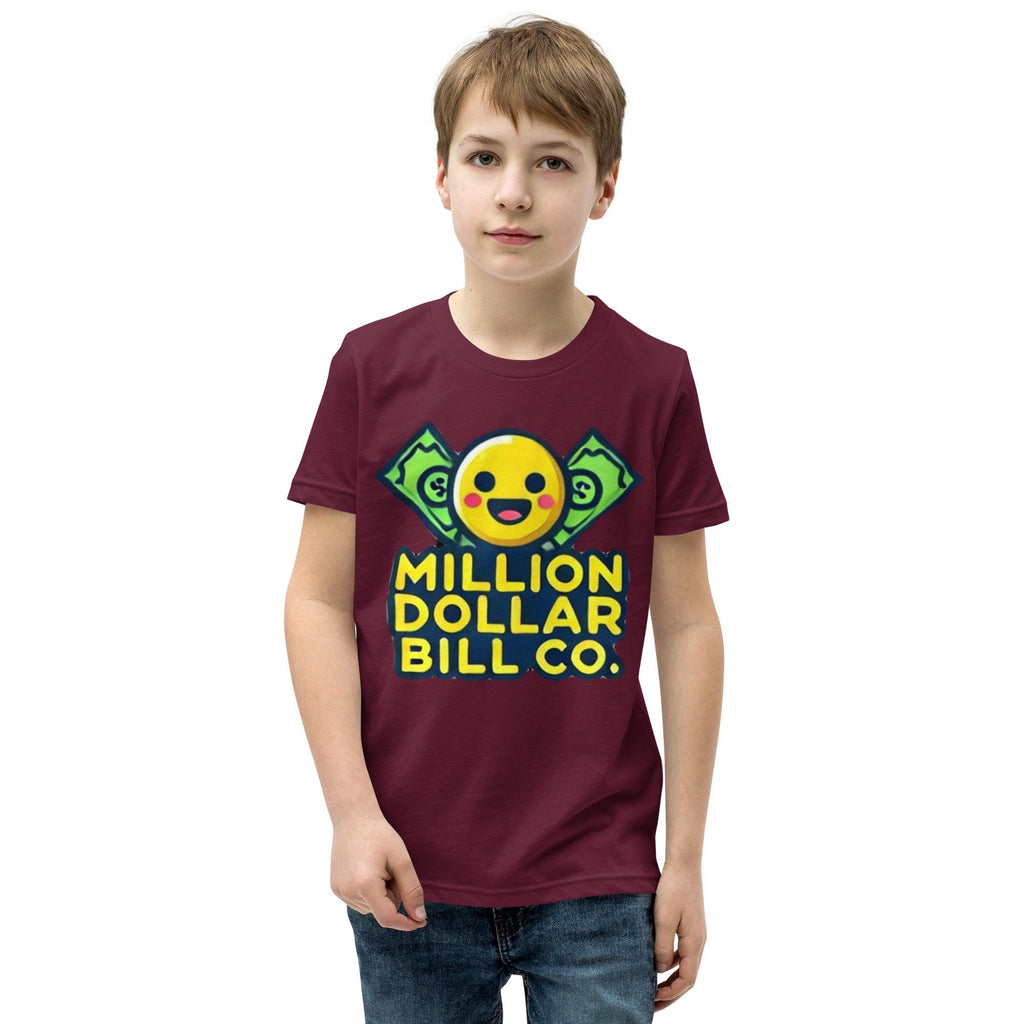 MDB Co. Yellow Mascot For The Future Youth Short Sleeve T-Shirt