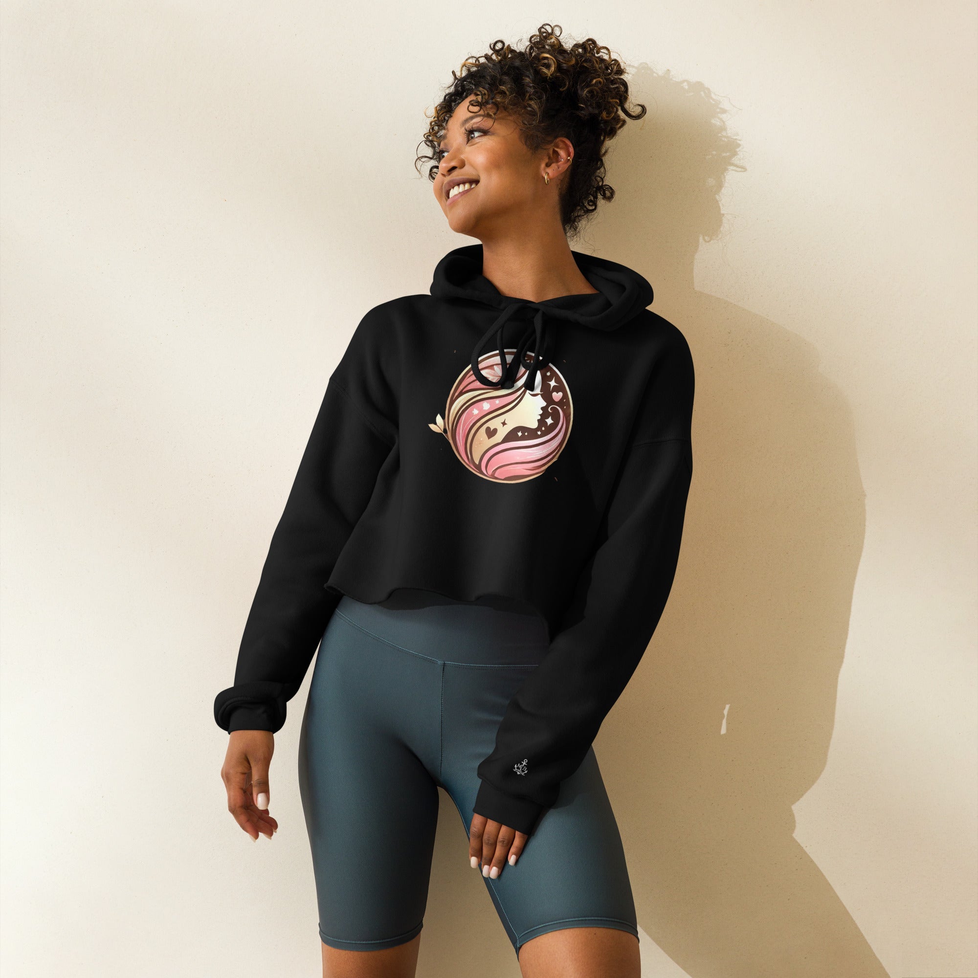 Million Dollar Beauties Debut Emblem Crop Hoodie