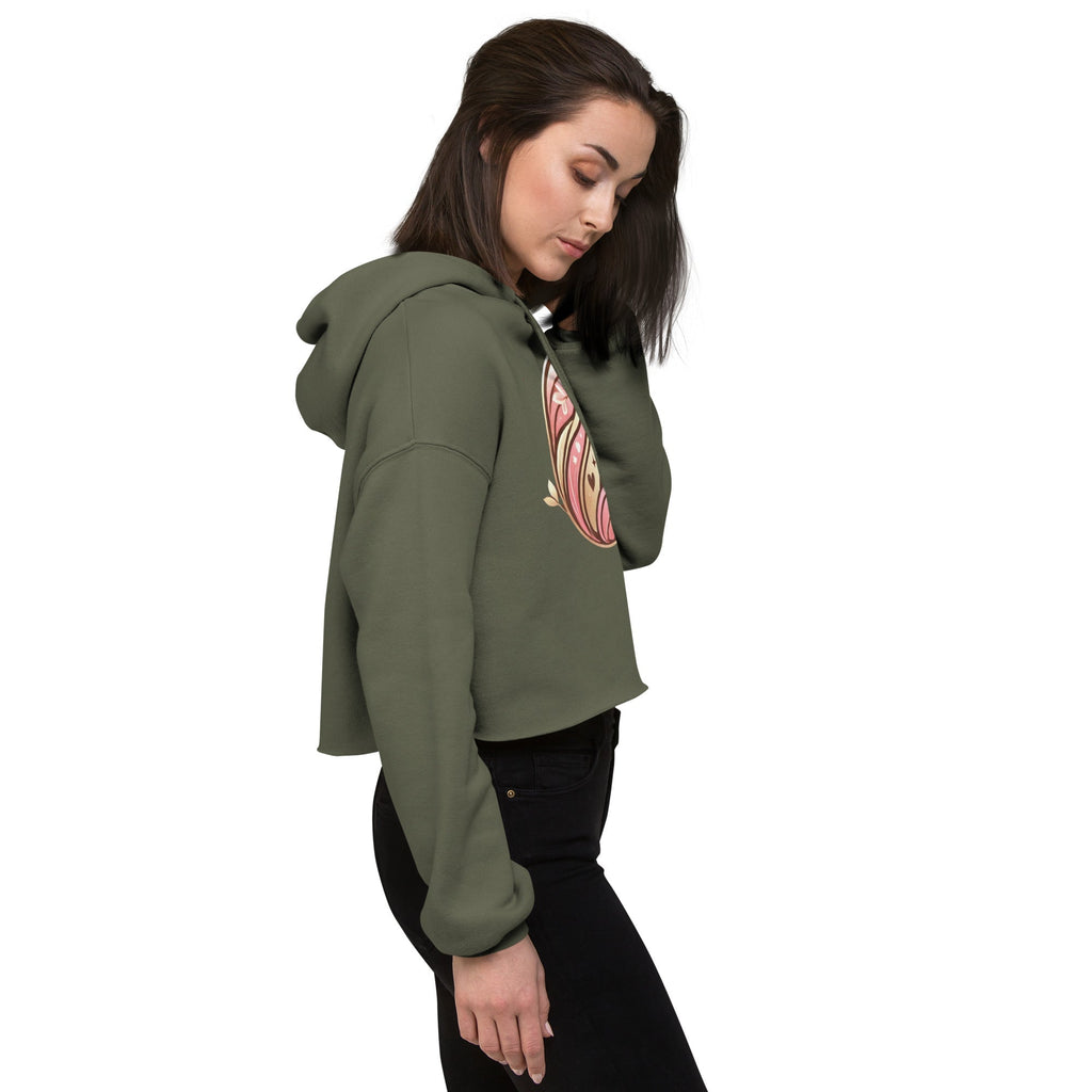 Million Dollar Beauties Debut Emblem Crop Hoodie