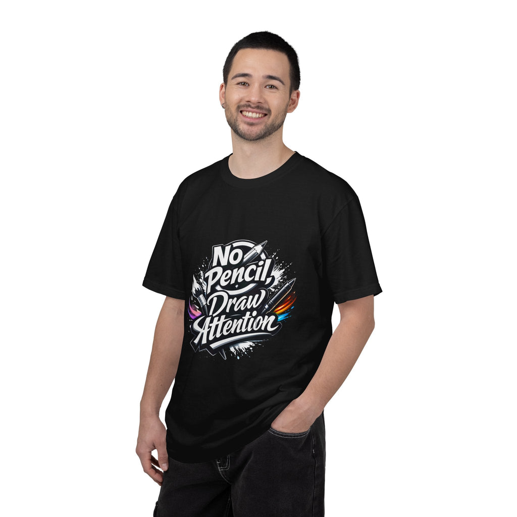 No Pencil Draw Attention T-Shirt — Artist Graphic Tee - LaneOfTrends