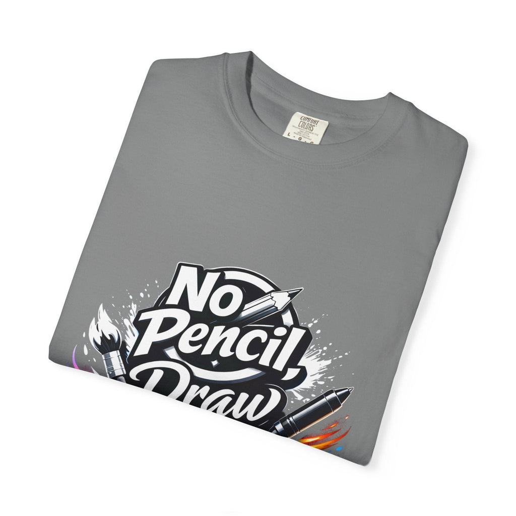 No Pencil Draw Attention T-Shirt — Artist Graphic Tee - LaneOfTrends