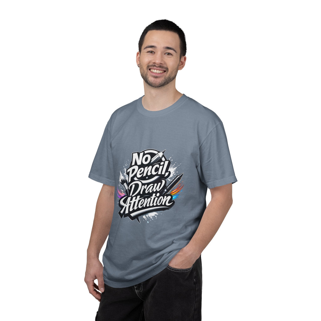 No Pencil Draw Attention T-Shirt — Artist Graphic Tee - LaneOfTrends