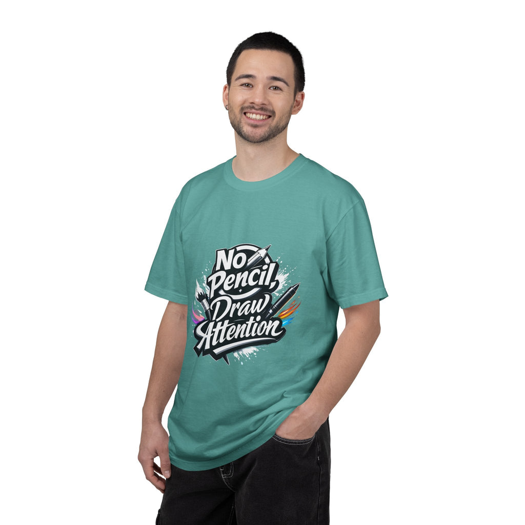 No Pencil Draw Attention T-Shirt — Artist Graphic Tee - LaneOfTrends
