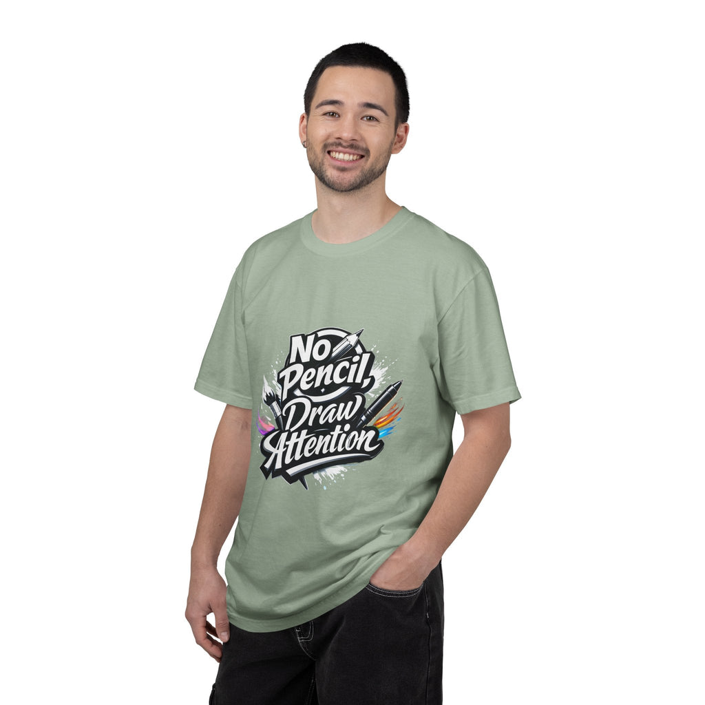 No Pencil Draw Attention T-Shirt — Artist Graphic Tee - LaneOfTrends