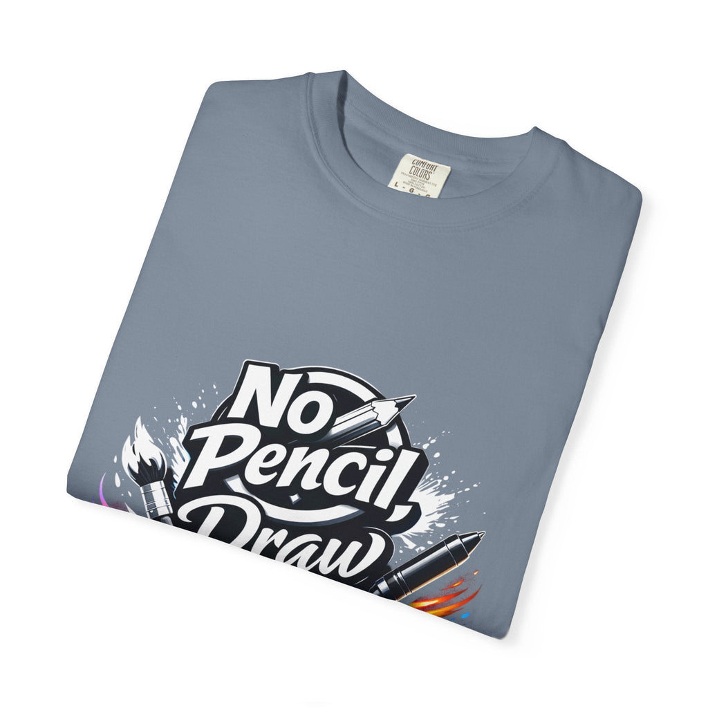 No Pencil Draw Attention T-Shirt — Artist Graphic Tee - LaneOfTrends
