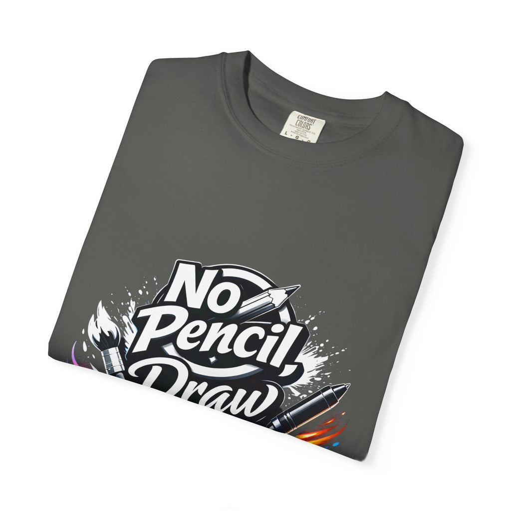 No Pencil Draw Attention T-Shirt — Artist Graphic Tee - LaneOfTrends