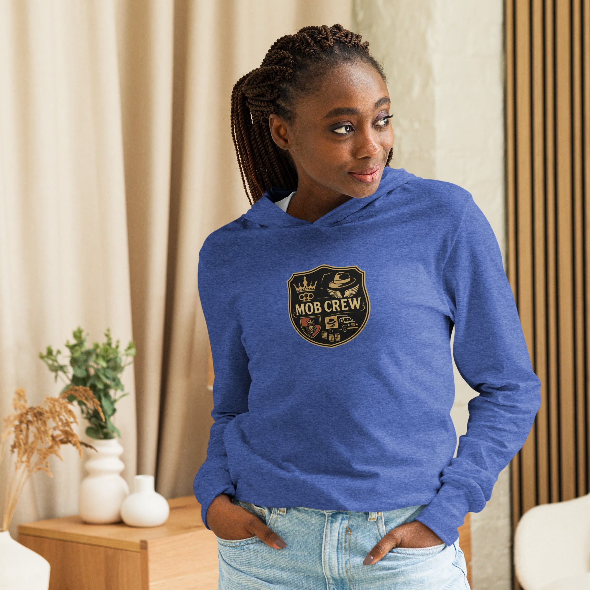 Mob Crew Hooded Long-Sleeve Tee